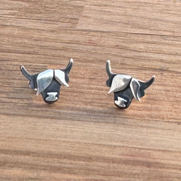 Highland Cow Stud Earrings